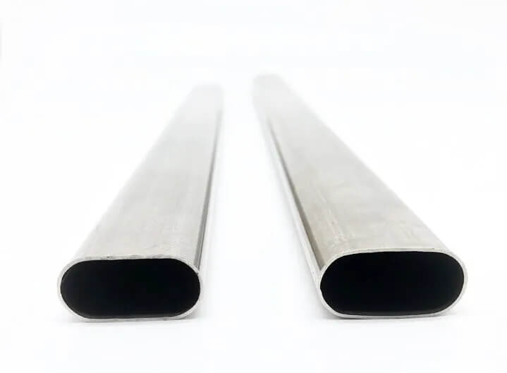 3 Inch Oval Stainless Steel Wardrobe Rail Pipe 410s 430 Grade