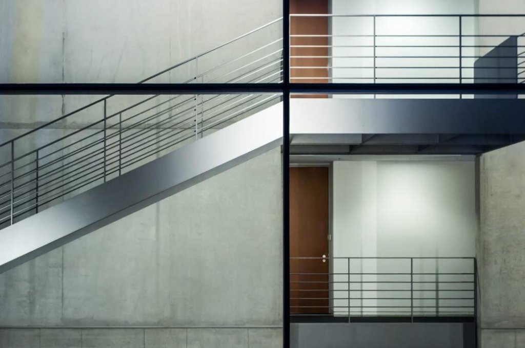 modern stainless steel railing