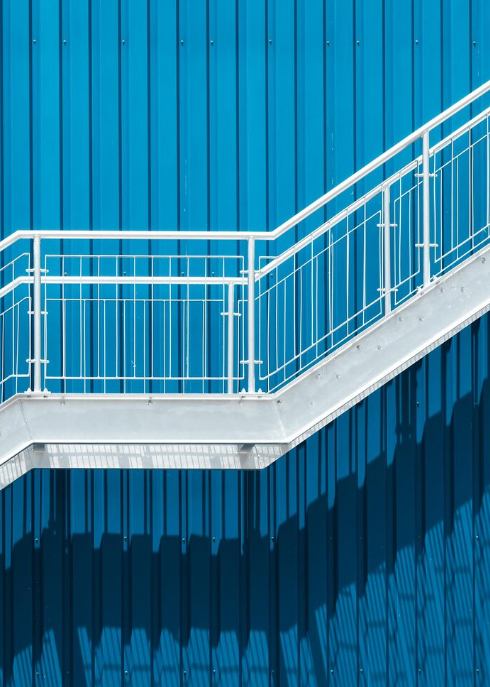 stainless steel staircase